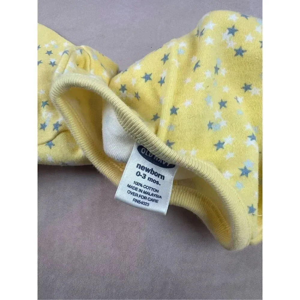 Vintage Star Celestial Style Top 0-3M Baby Newborn 90s Y2K